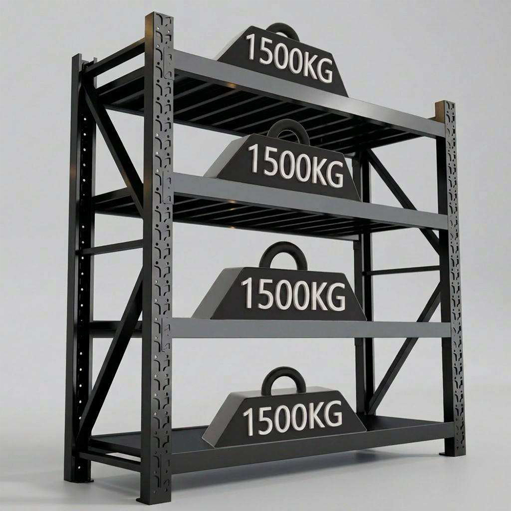 튼튼한 1500kg/Layer 강철 보관 선반 금속 선반 튼튼한 1500kg/Layer 강철 보관 선반 금속 선반